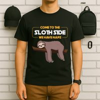 Come To The Sloth Side Funny Sloth Pun T-Shirt