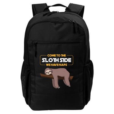 Come To The Sloth Side Funny Sloth Pun Backpack