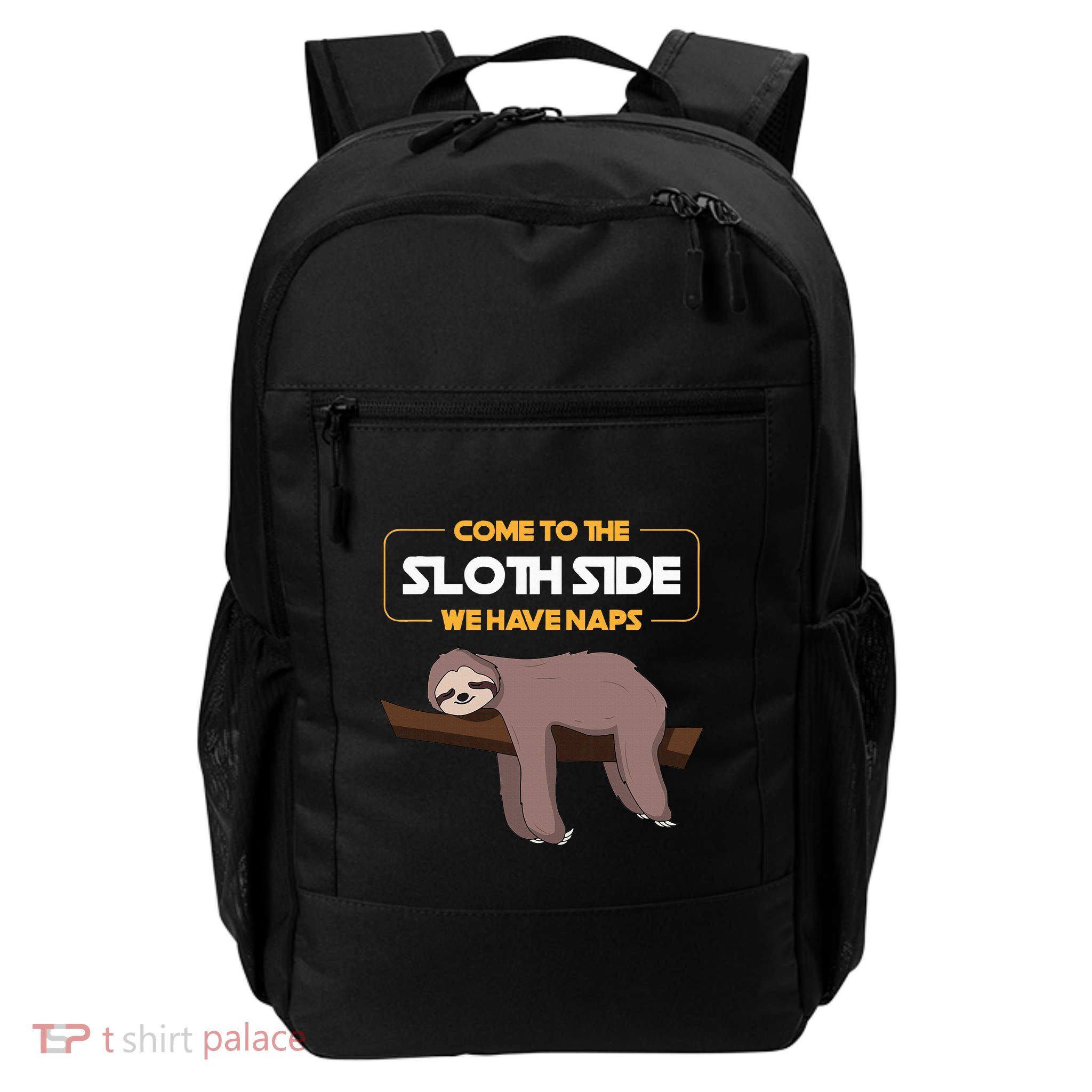 Come To The Sloth Side Funny Sloth Pun Backpack