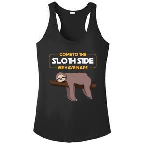 Come To The Sloth Side Funny Sloth Pun Ladies PosiCharge Competitor Racerback Tank