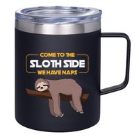 Come To The Sloth Side Funny Sloth Pun 12oz Stainless Steel Coffee Mug