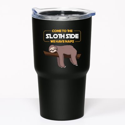 Come To The Sloth Side Funny Sloth Pun Tumbler