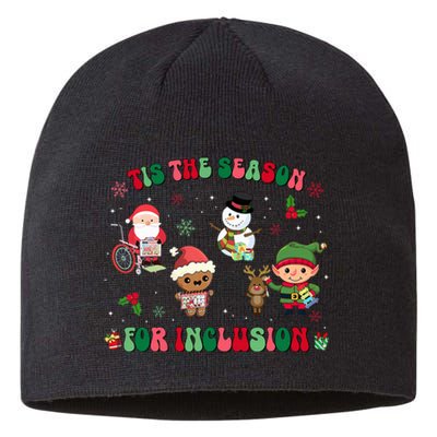 Christmas Teacher Tis The Season For Inclusion Sped Teacher Sustainable Beanie