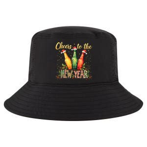 Cheers To The New Year 2025 New Year Festive Bottles Design Cute Gift Cool Comfort Performance Bucket Hat