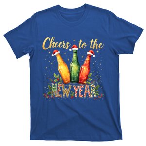 Cheers To The New Year 2025 New Year Festive Bottles Design Cute Gift T-Shirt