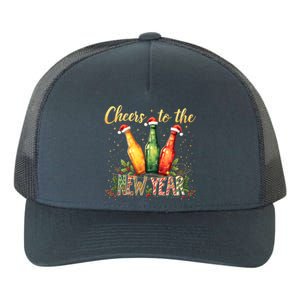 Cheers To The New Year 2025 New Year Festive Bottles Design Cute Gift Yupoong Adult 5-Panel Trucker Hat