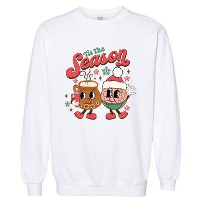 Christmas Tis The Season Mexican Christmas Spanish Garment-Dyed Sweatshirt