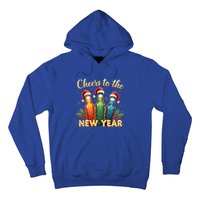 Cheers To The New Year 2025 New Year Festive Bottles Graphic Gift Hoodie