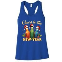 Cheers To The New Year 2025 New Year Festive Bottles Graphic Gift Women's Racerback Tank