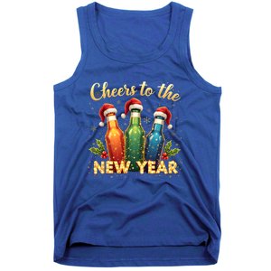 Cheers To The New Year 2025 New Year Festive Bottles Graphic Gift Tank Top