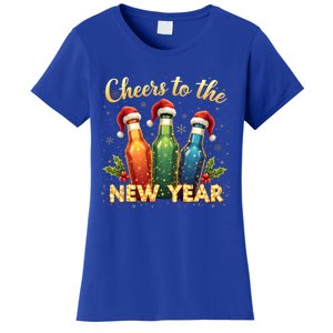 Cheers To The New Year 2025 New Year Festive Bottles Graphic Gift Women's T-Shirt