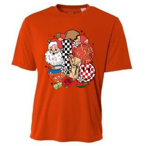 Christmas Tis The Season Mexican Christmas Spanish Cooling Performance Crew T-Shirt