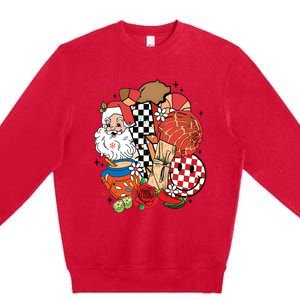 Christmas Tis The Season Mexican Christmas Spanish Premium Crewneck Sweatshirt