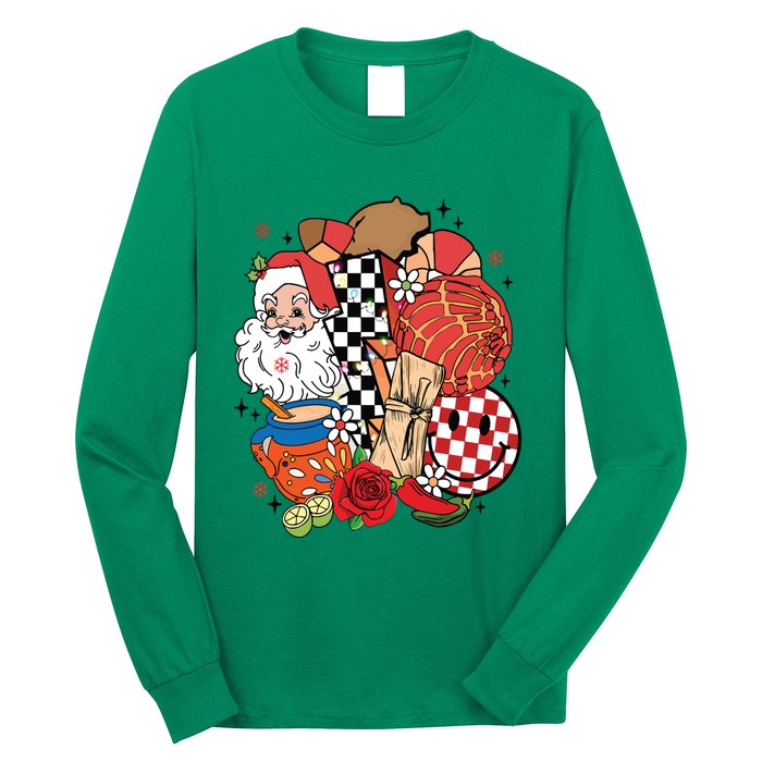 Christmas Tis The Season Mexican Christmas Spanish Long Sleeve Shirt