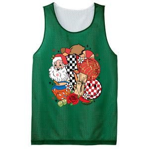 Christmas Tis The Season Mexican Christmas Spanish Mesh Reversible Basketball Jersey Tank