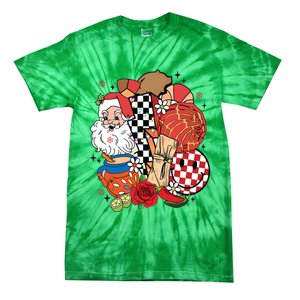 Christmas Tis The Season Mexican Christmas Spanish Tie-Dye T-Shirt