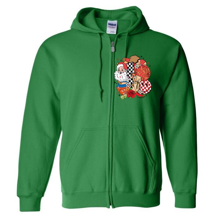 Christmas Tis The Season Mexican Christmas Spanish Full Zip Hoodie