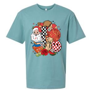 Christmas Tis The Season Mexican Christmas Spanish Sueded Cloud Jersey T-Shirt