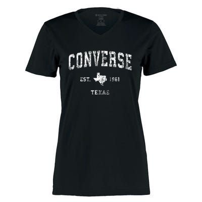 Converse Texas TX Vintage Women's Momentum V-Neck T-Shirt