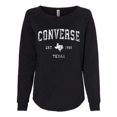 Converse Texas TX Vintage Womens California Wash Sweatshirt