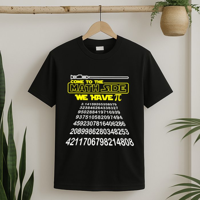 Come To The Math Side We Have Pi Math Gift Pi Day Teacher T-Shirt