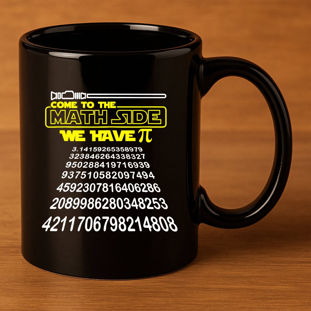 Come To The Math Side We Have Pi Math Gift Pi Day Teacher 11oz C Handle Ceramic Mug