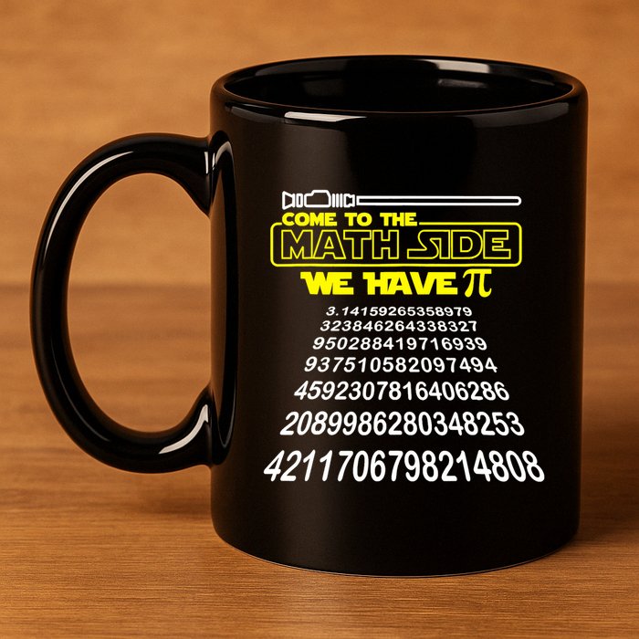 Come To The Math Side We Have Pi Math Gift Pi Day Teacher 11oz C Handle Ceramic Mug