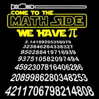 Come To The Math Side We Have Pi Math Gift Pi Day Teacher Drawstring Bag