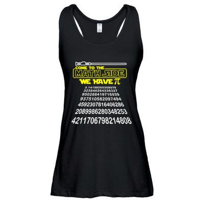 Come To The Math Side We Have Pi Math Gift Pi Day Teacher Ladies Essential Flowy Tank
