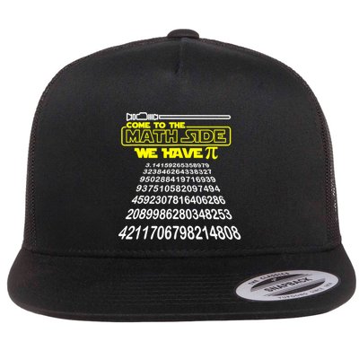 Come To The Math Side We Have Pi Math Gift Pi Day Teacher Flatbill Hat