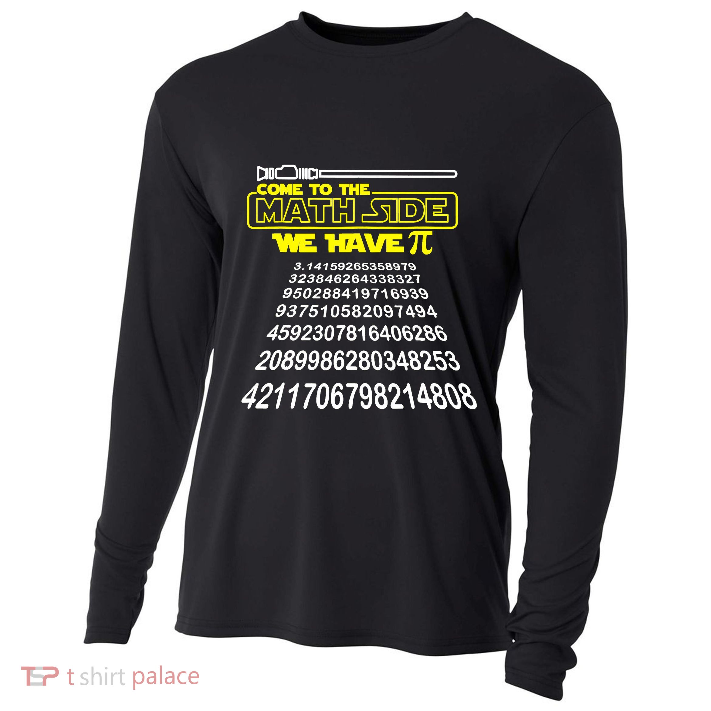 Come To The Math Side We Have Pi Math Gift Pi Day Teacher Cooling Performance Long Sleeve Crew