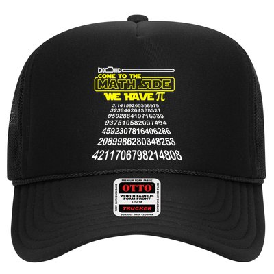 Come To The Math Side We Have Pi Math Gift Pi Day Teacher Trucker Hat