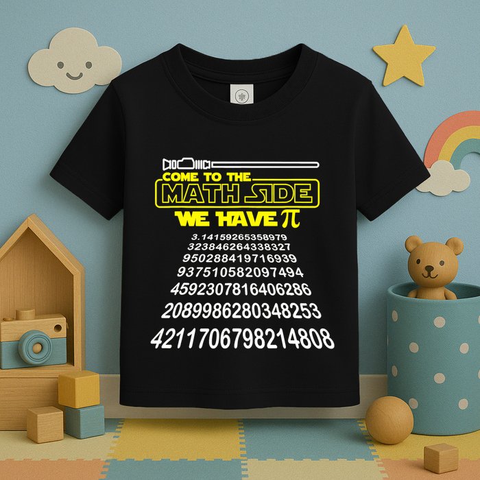 Come To The Math Side We Have Pi Math Gift Pi Day Teacher Toddler T-Shirt