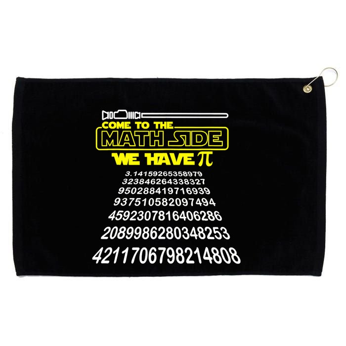 Come To The Math Side We Have Pi Math Gift Pi Day Teacher Grommeted Golf Towel