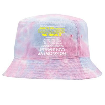 Come To The Math Side We Have Pi Math Gift Pi Day Teacher Tie-Dyed Bucket Hat