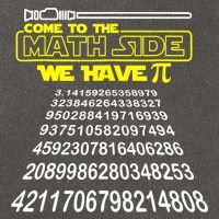 Come To The Math Side We Have Pi Math Gift Pi Day Teacher Cotton Canvas Backpack