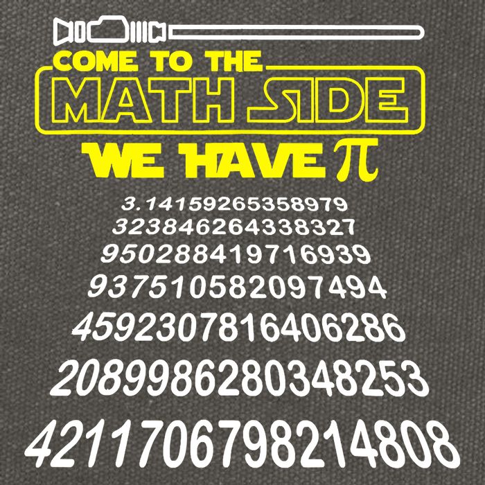 Come To The Math Side We Have Pi Math Gift Pi Day Teacher Cotton Canvas Backpack