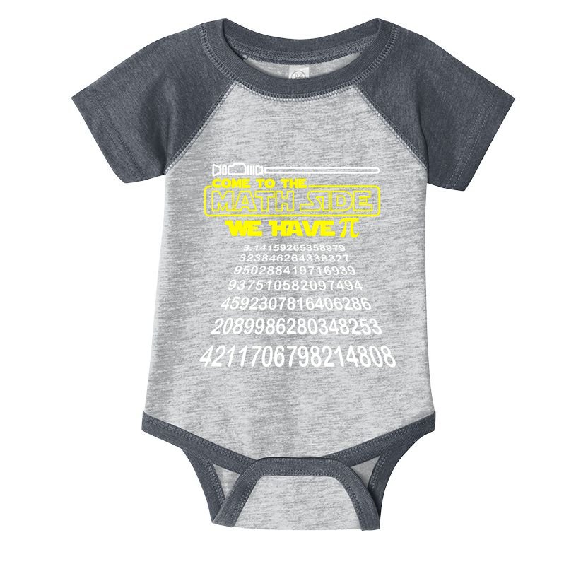 Come To The Math Side We Have Pi Math Gift Pi Day Teacher Infant Baby Jersey Bodysuit