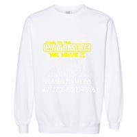 Come To The Math Side We Have Pi Math Gift Pi Day Teacher Garment-Dyed Sweatshirt