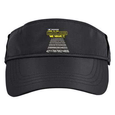 Come To The Math Side We Have Pi Math Gift Pi Day Teacher Adult Drive Performance Visor