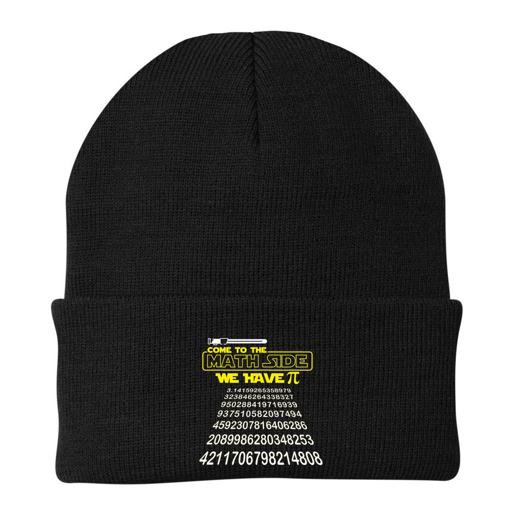 Come To The Math Side We Have Pi Math Gift Pi Day Teacher Beanie
