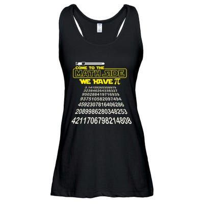 Come To The Math Side We Have Pi Math Gift Pi Day Teacher Ladies Essential Flowy Tank