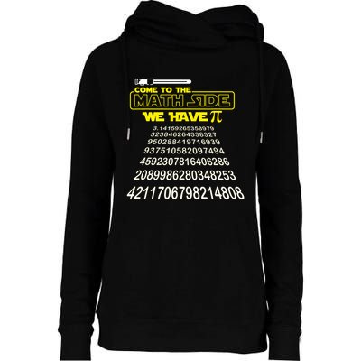 Come To The Math Side We Have Pi Math Gift Pi Day Teacher Womens Funnel Neck Pullover Hood