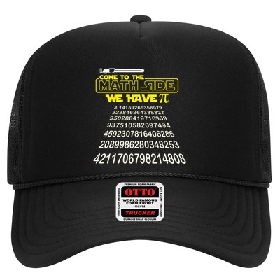 Come To The Math Side We Have Pi Math Gift Pi Day Teacher Trucker Hat