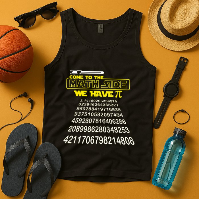 Come To The Math Side We Have Pi Math Gift Pi Day Teacher Tank Top