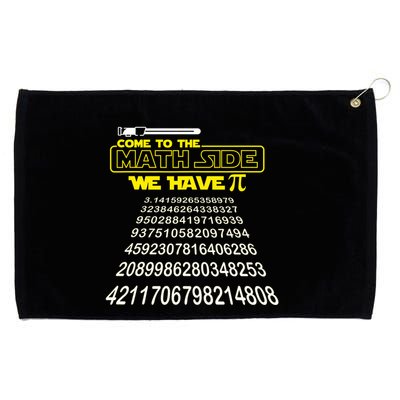 Come To The Math Side We Have Pi Math Gift Pi Day Teacher Grommeted Golf Towel