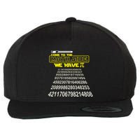 Come To The Math Side We Have Pi Math Gift Pi Day Teacher Wool Snapback Cap