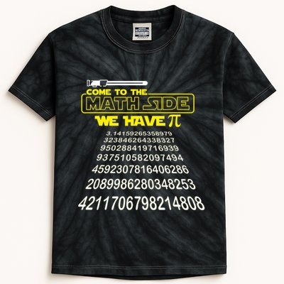 Come To The Math Side We Have Pi Math Gift Pi Day Teacher Kids Tie-Dye T-Shirt