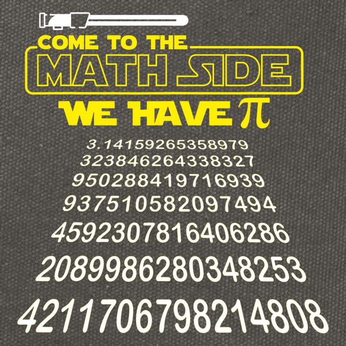 Come To The Math Side We Have Pi Math Gift Pi Day Teacher Cotton Canvas Backpack