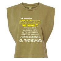 Come To The Math Side We Have Pi Math Gift Pi Day Teacher Garment-Dyed Women's Muscle Tee